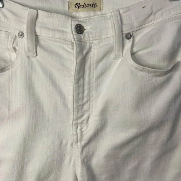 NWOT Madewell White Stovepipe Ankle Jeans size 28 - Picture 3 of 6